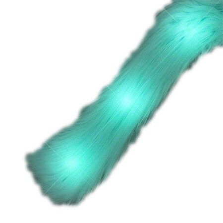 Endless Games LED Faux Fur Boa, Aqua EN3330083